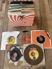 VINTAGE PLATTER-PAK 7"/45 rpm VINYL RECORD STORAGE CASE 53 RECORDS INDEX