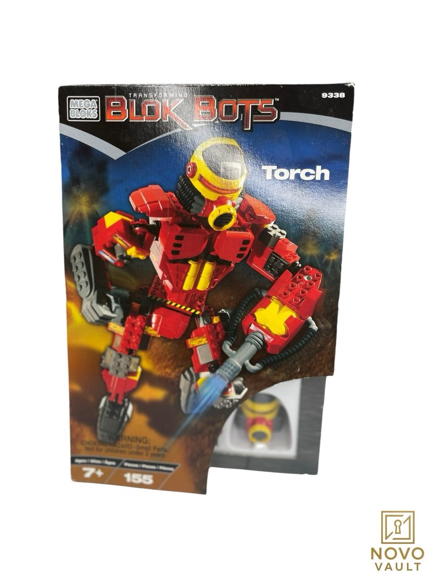 Mega Bloks Transforming Blok Bots Torch 9338 | eBay