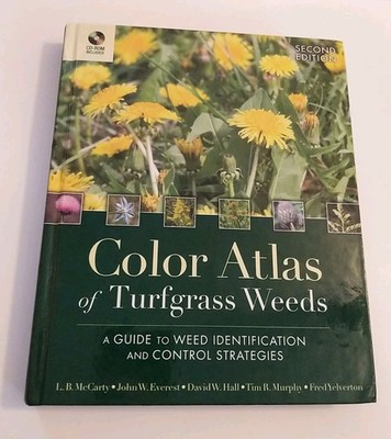 Color Atlas of Turfgrass Weeds Second Edition with CD Read Description 