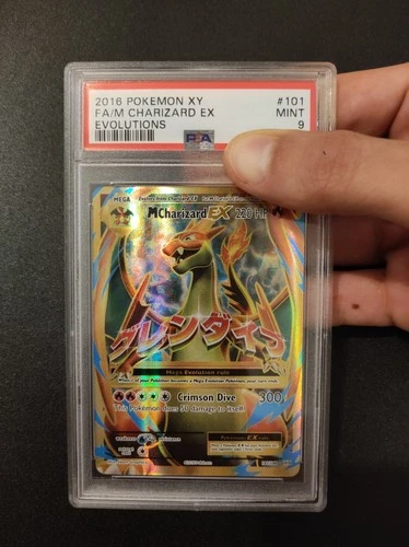 Pokemon Card - M Charizard Ex 101/108 XY Evolutions - PSA 9 - Eng