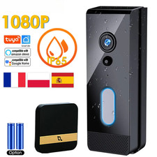 Tuya WiFi Doorbell Camera 1080P Outdoor IP65 Waterproof Wireless Video Intercom