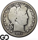 1901 Barber Half Dollar