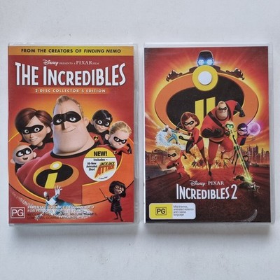 The Incredibles 2-Movie Collection (DVD, 3-Disc) PAL Region 4
