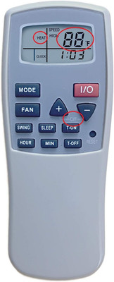 Replacement for Soleus Air Air Conditioner Remote Control HCB-P13HP-D HCB-R135-A