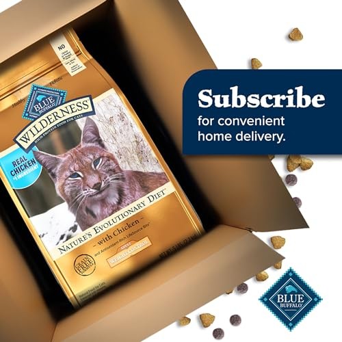 Blue Buffalo Wilderness Adult Cat Food - High-Protein, Grain-Free, Real Chicken