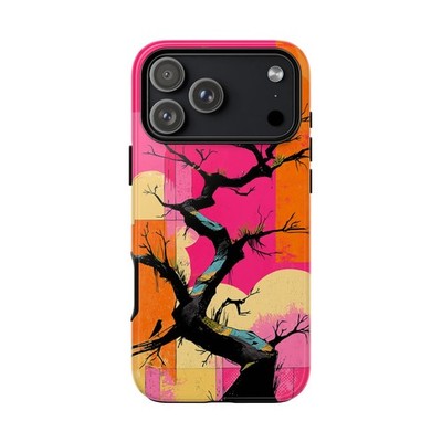 Phone Ink   Twisted Tree Pink Orange Horizon   Case for iPhone, Galaxy, Pixel