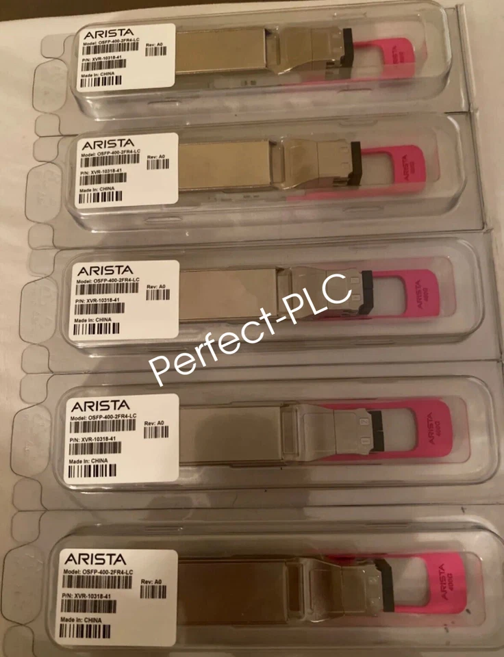 Original ARISTA OSFP-400G-2FR4 400GBASE-FR4-LC NUEVO EN CUBIERTA XVR-10318 Foto 3 de 3
