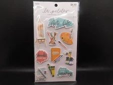 The paper studio la petites Art is life 3D stickers 11pc