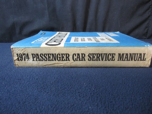 1974 CHEVROLET SERVICE MANUAL COVERING CHEVELLE, CAMARO, MONTE CARLO, NOVA, CO.. - Picture 4 of 7