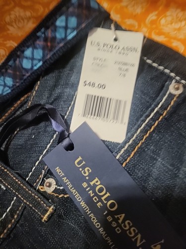 Pair Of New Ladies U.S. POLO ASSN. Jeans Size 7/8 W/ Tags - Picture 3 of 4