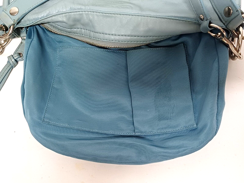 COACH ZOE LIGHT BLUE 2WAY SHOULDER HANDBAG F14707 - Picture 12 of 12