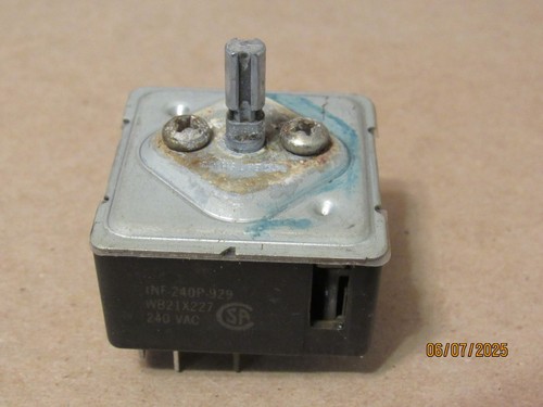 GE Range Burner Switch WB21X227 , INF-240P-929 , 30 DAY WARRANTY FREE SHIP