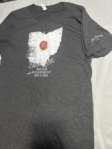 Jim Beam T Shirt “Made In Kentucky Enjoyed In Ohio” Size Small - Picture 3 of 4