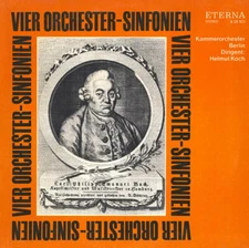 BACH CPE 4 Orchestral Symphonies KOCH Berlin ChO Eterna 825923 BLACK LABEL EX