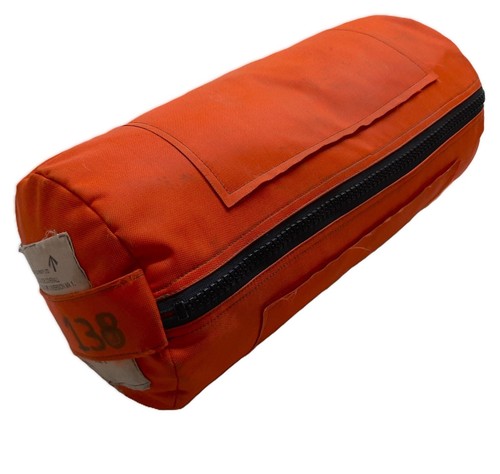 Orange Grab Bag British Navy RAF Immersion Stowaway Nylon Holdall With Handle - Picture 2 of 14