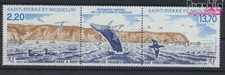 st. pierre et miquelon 566-567 bande de trois neuf (9910265
