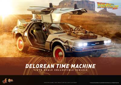 HOT TOYS Back to the Future III DeLorean Time Machine MMS738 ⅙