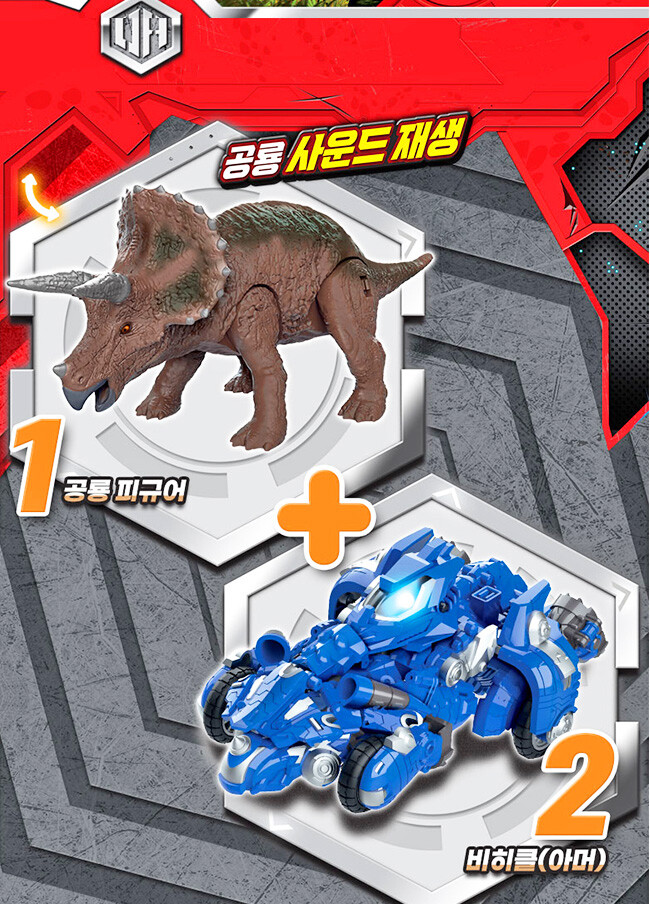 ウェア MAS X SAURUS 2024 Armored Saurus TRICERATOPS DX Deluxe Ver. Dinosaur