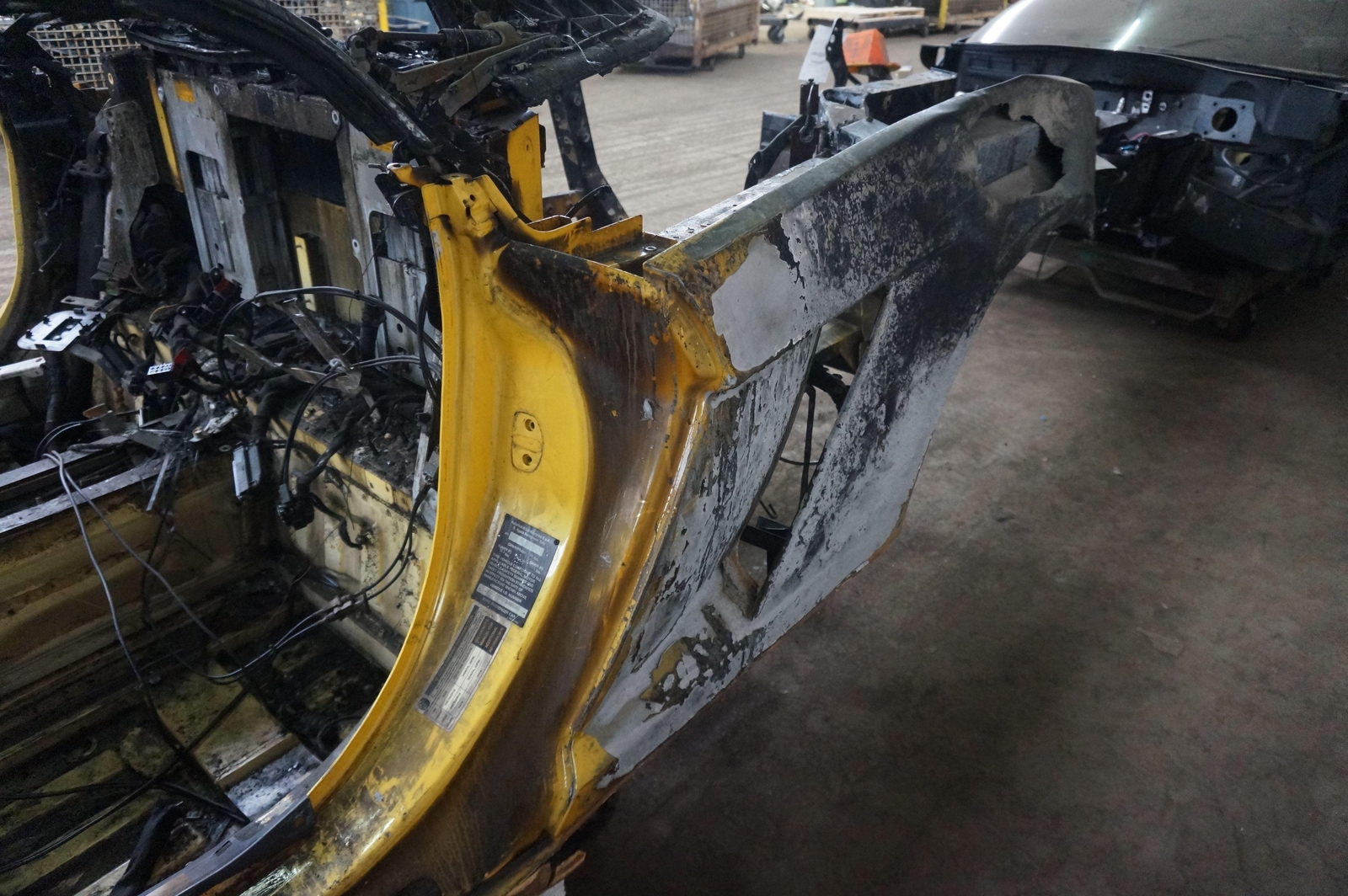 Rear Left Quarter Panel Body Metal Cut Lamborghini Gallardo Spyder 2008 *Note