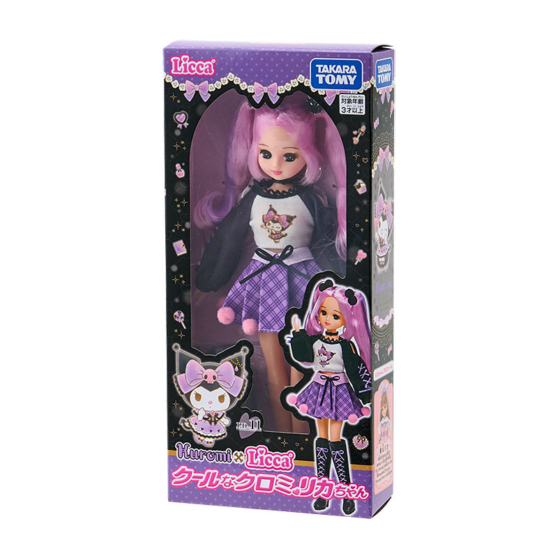 Kuromi Licca Chan Doll Sanrio Takara Tomy Stylish Collection 20th