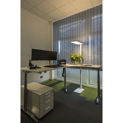 SLV LED Stehleuchte Worklight II Weiß Up & Down 35W 3700lm warmweiß 110° UGR<19 - Bild 6 von 7