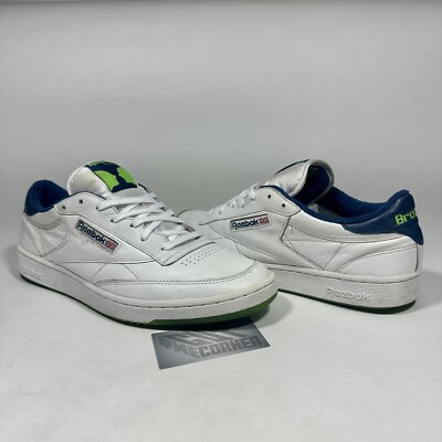 Reebok x Bronze 56K Club C 85 MU Light Sand Bronze Noble Blu Sushi Green sz 13