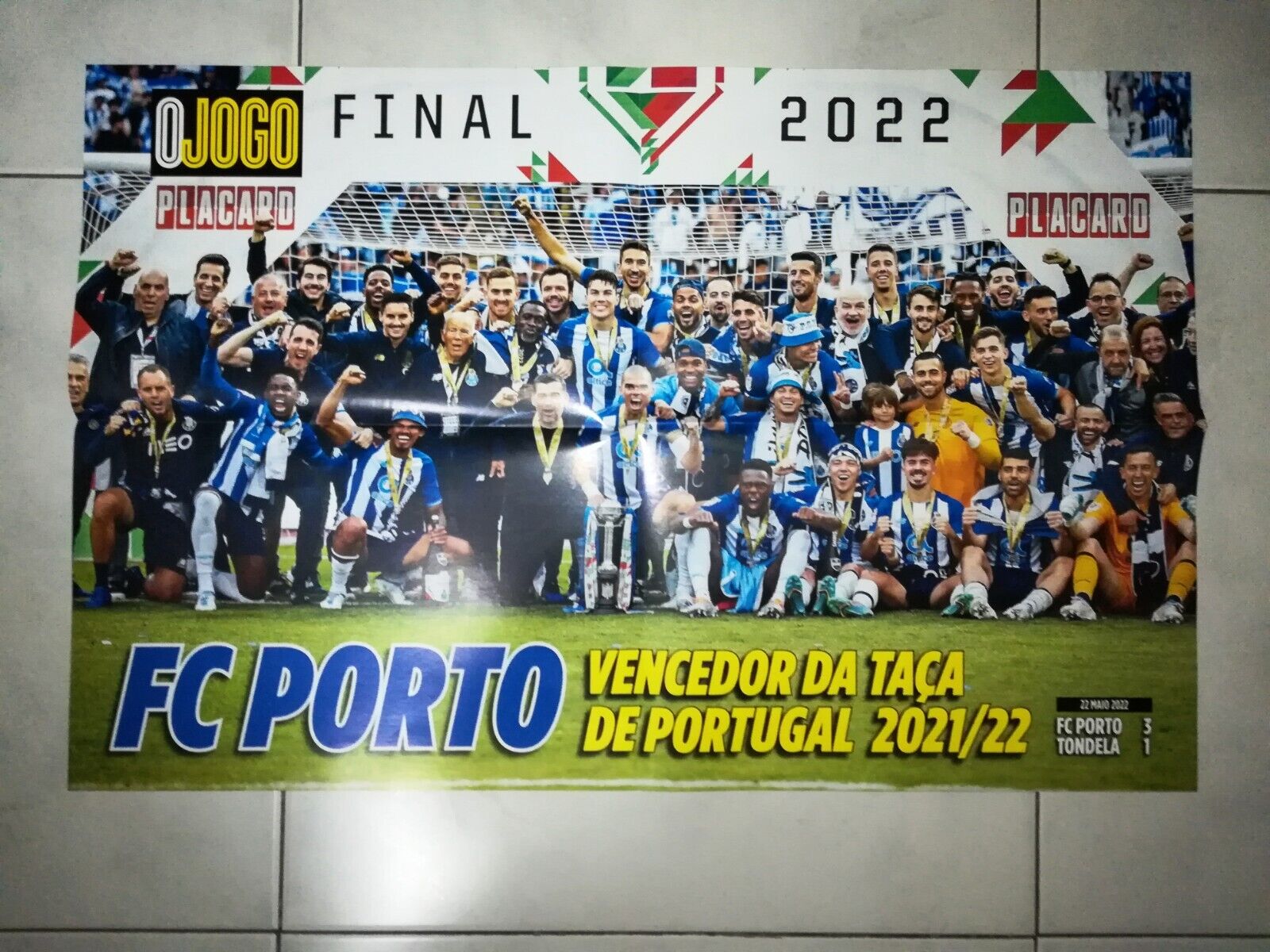 O JOGO GIANT POSTER (60 x 40) SPORTING CP PORTUGUESE LEAGUE CUP 20