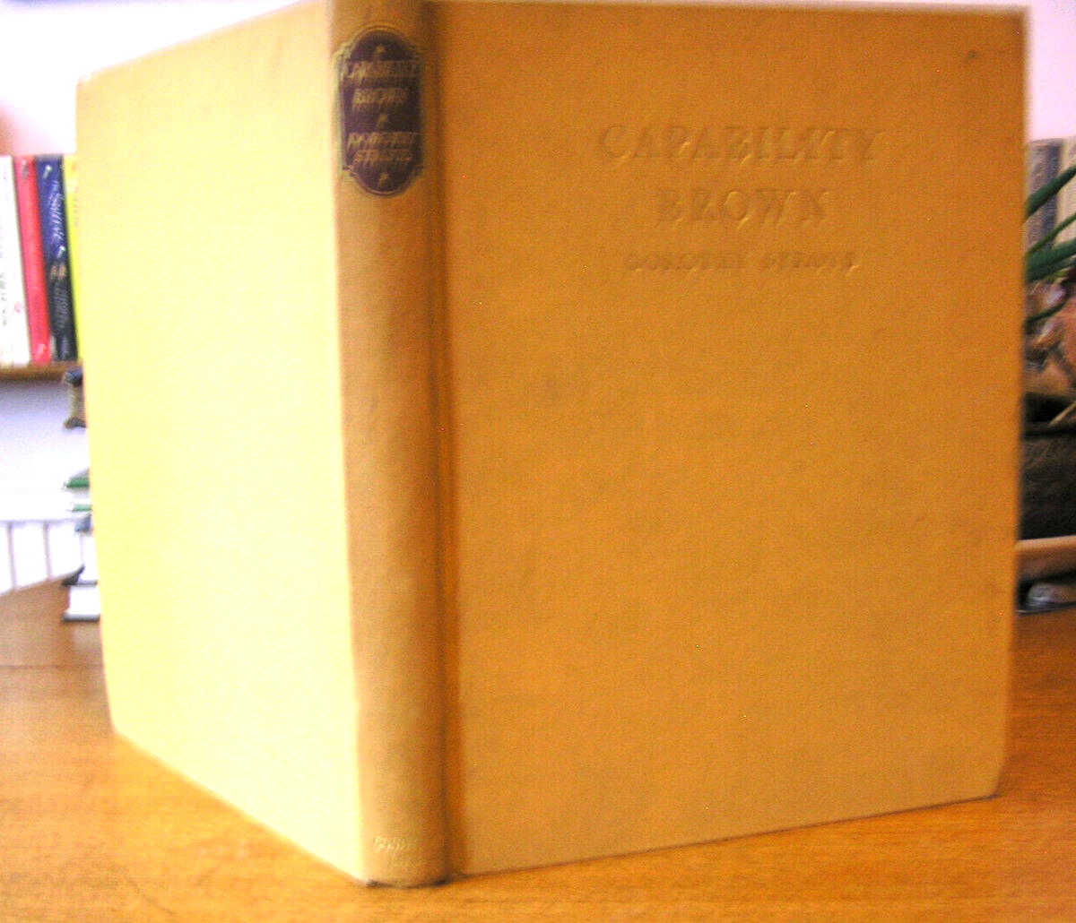 アート・デザイン・音楽 Capability Brown Dorothy Stroud Capability Brown by STROUD, Dorothy: Very Good Hardcover (1957