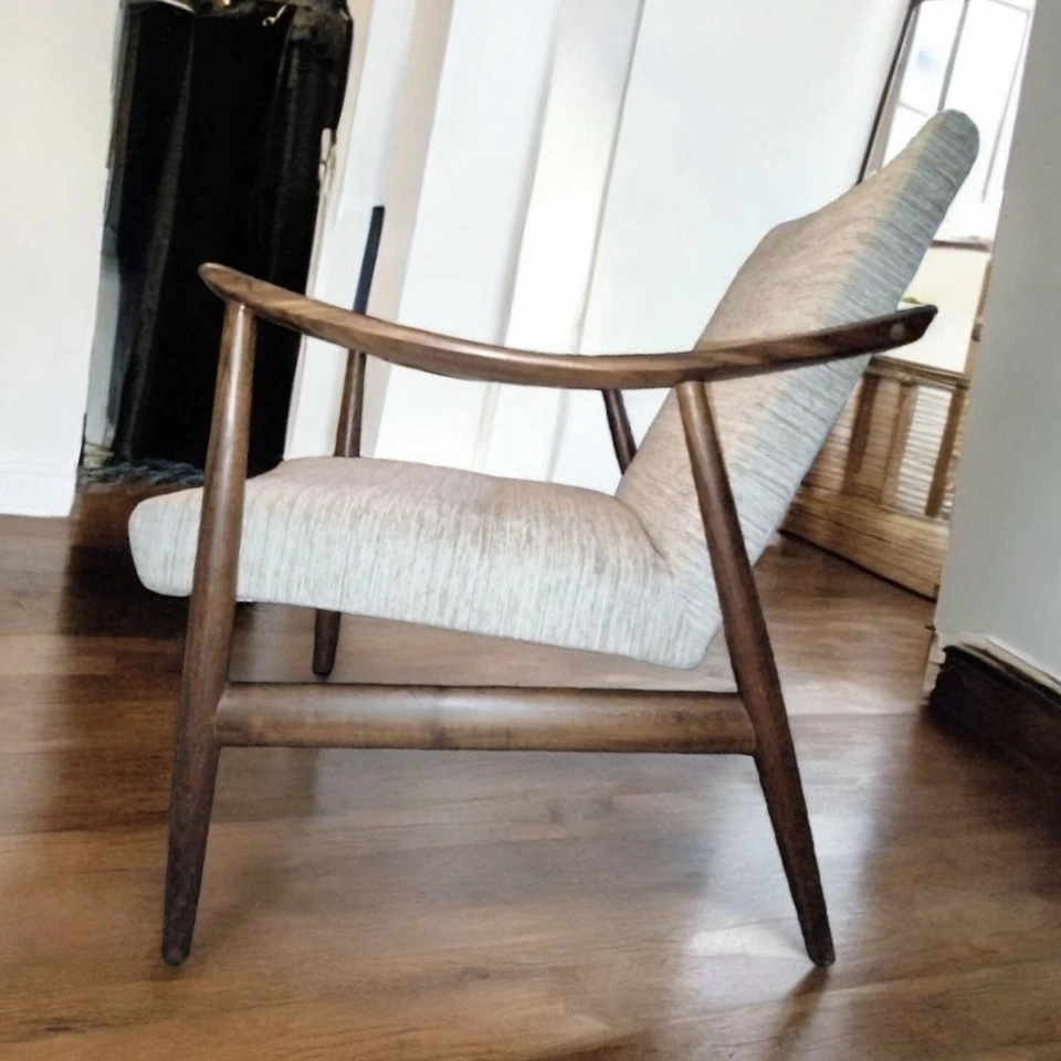 Sillón/brazo noruego MCM años 50 retapizado. EXCELENTE Foto 2 de 4