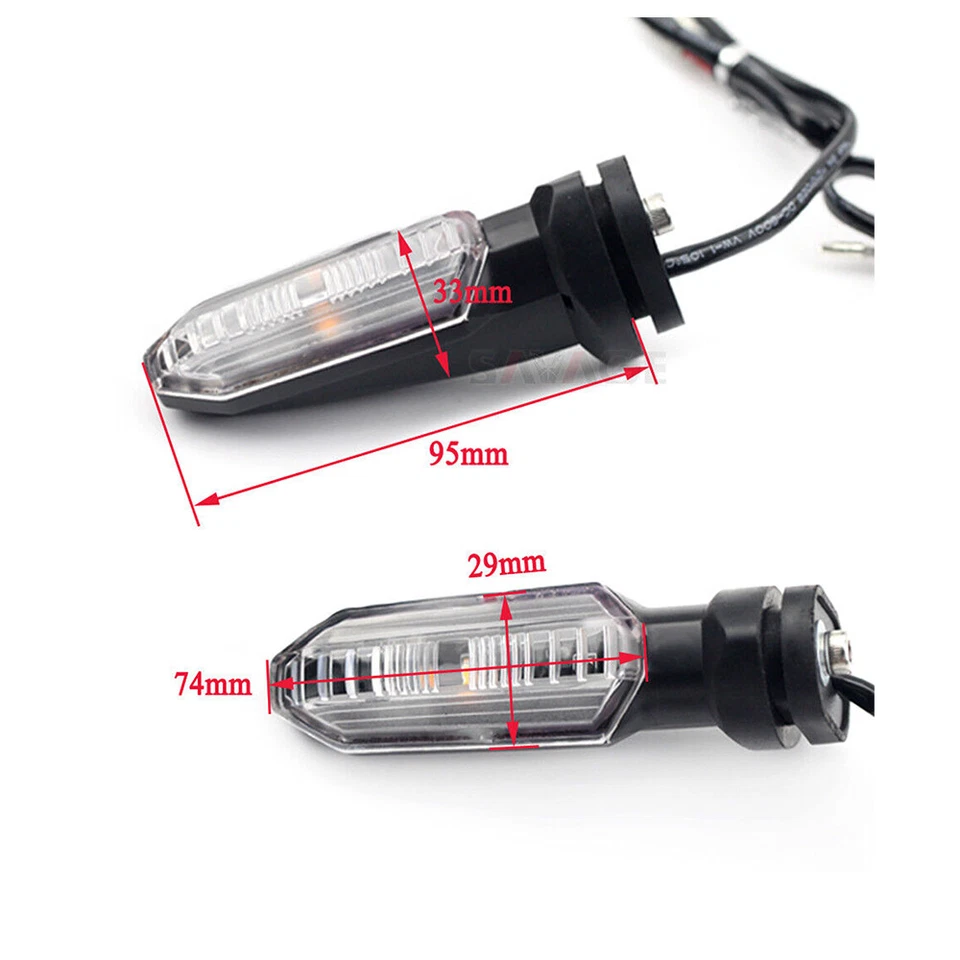 LED Turn Signal Light Lamp For HONDA NC 700S/DCT 700D Integra CTX 700N/DCT 2012- - Image 3 of 4