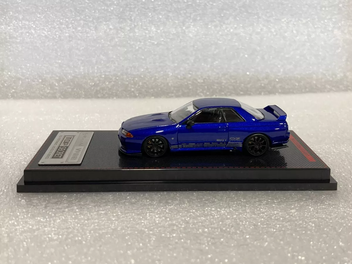 Ignition Model 1/64 IG2390 TOP SECRET Nissan Skyline GT-R (VR32) Blue  Metallic