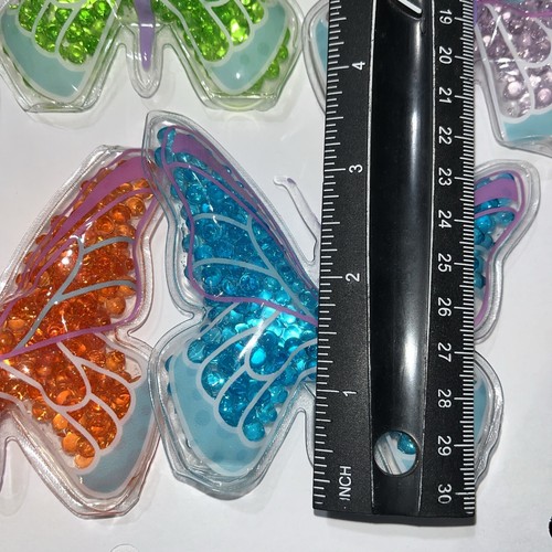 Boo Boo Ice Packs for Injuries Reusable Hot Cold Packs Butterflies 5 Pack - Picture 3 of 5