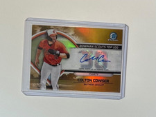 2023 Bowman Chrome Colton Cowser Bowman Scouts Top 100 Auto Gold 2/50 Orioles