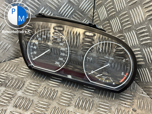 BMW 1er E81 E82 E87 E88 Tacho Kombiinstrument KMH Schalter 9166823