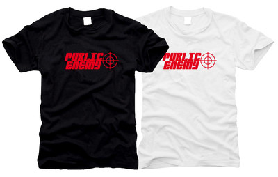 Public Enemy Staatsfeind Retro - T-Shirt- Gr. S bis XXXL