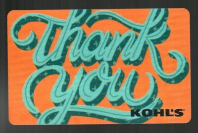 KOHL'S Thank You ( 2023 ) Gift Card ( $0 )