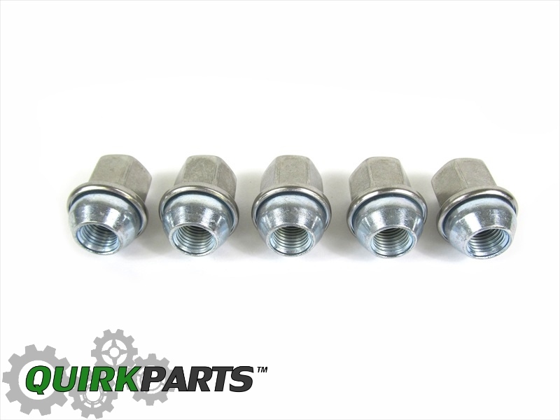 1120 RAM 1500 2500 3500 JEEP GRAND CHEROKEE SET OF 5 WHEEL LUG NUTS