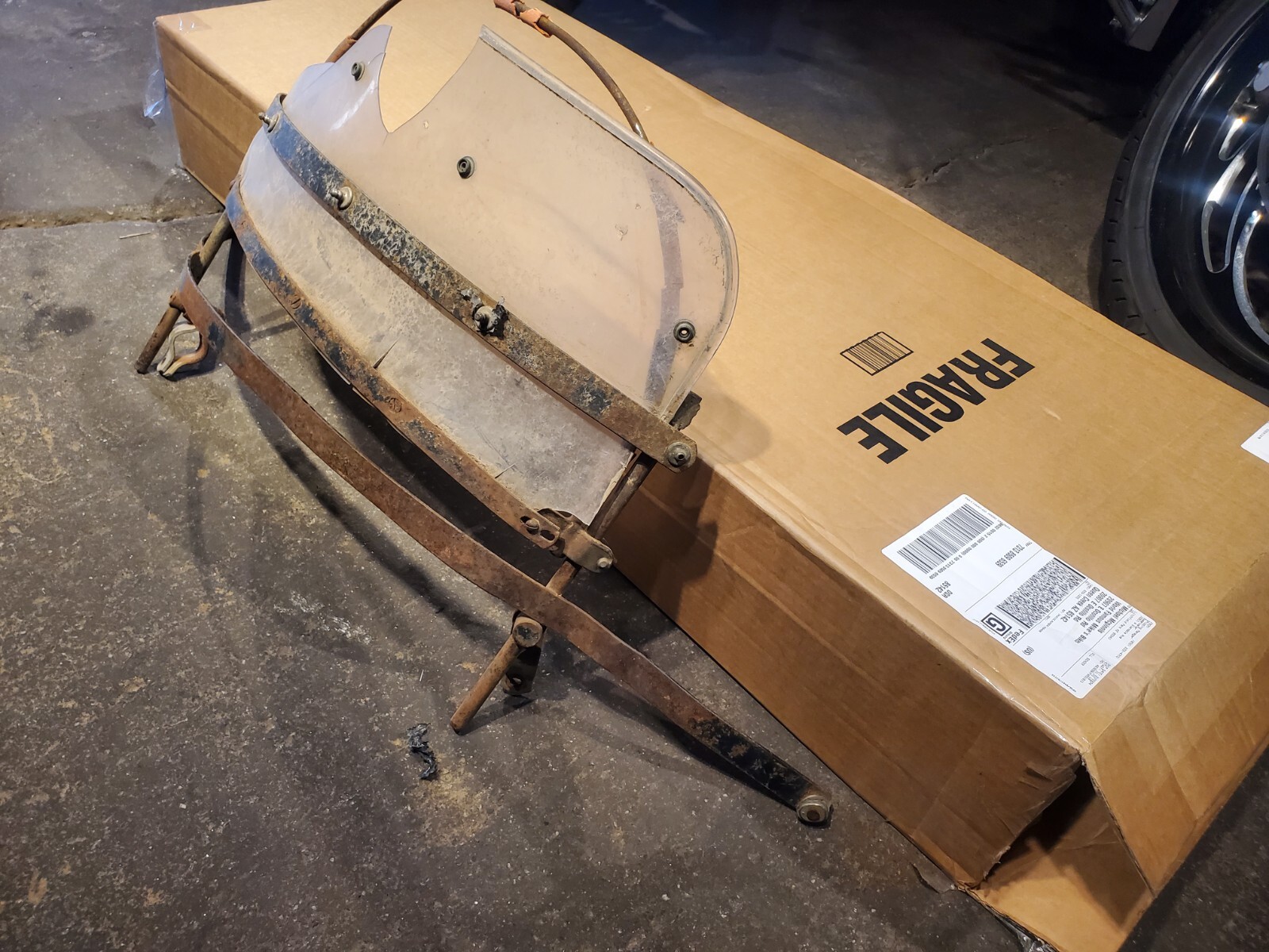 1930-40 Harley VL, RL Knucklehead/Flat Head Windshield Frame | eBay