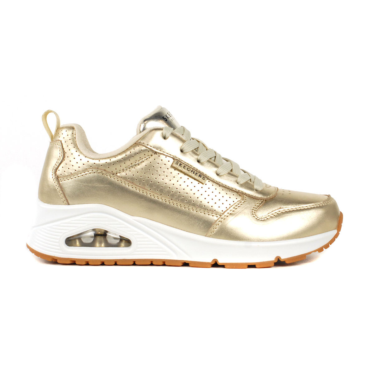 Skechers Women's Uno Metallixs Champagne Sneakers