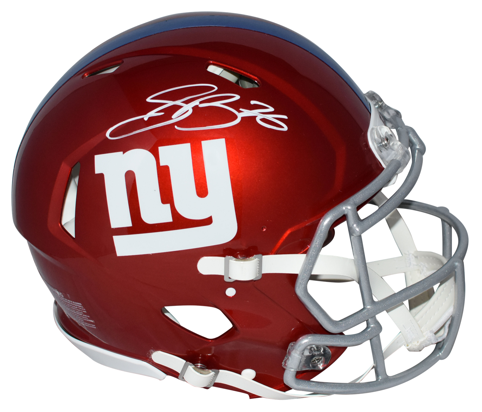 Saquon Barkley Autographed Signed New York Giants F/S FLASH AUTHENTIC SPEED HELMET BECKETT 