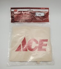 ACE Hardware Cotton Waist Apron Vintage 18'' x 9'' With 2 Large Pockets 1997