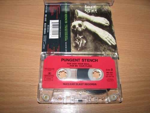 PUNGENT STENCH - For God Your Soul (MC 1991 Nuclear Blast 1st press) cassette - Picture 3 of 5