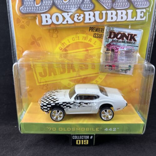 JADA TOYS DONK BOX AND BUBBLE 2006 WAVE 2 ‘70 OLDSMOBILE 442 NEW RARE #19 - Picture 1 of 5