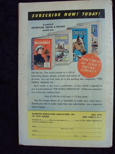 THE WORLD AROUND US #23 1960 GRANDES EXPLORADORES CRANDELL, ¡EVANS ART! EDAD DE PLATA - Imagen 2 de 2