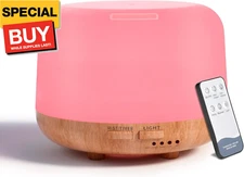 Aromatherapy Essential Oil Home Diffuser with Remote Control, 300ML Large Room C