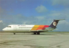 Postcard Airline AIR PACIFIC BAC 1-11 at Auckland DQ-FBQ FCV 867 CC7.