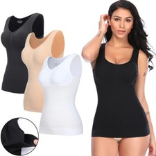 Tank Tops for Women with Built in Bra Shelf Bra Casual Wide Strap Basic Camisole