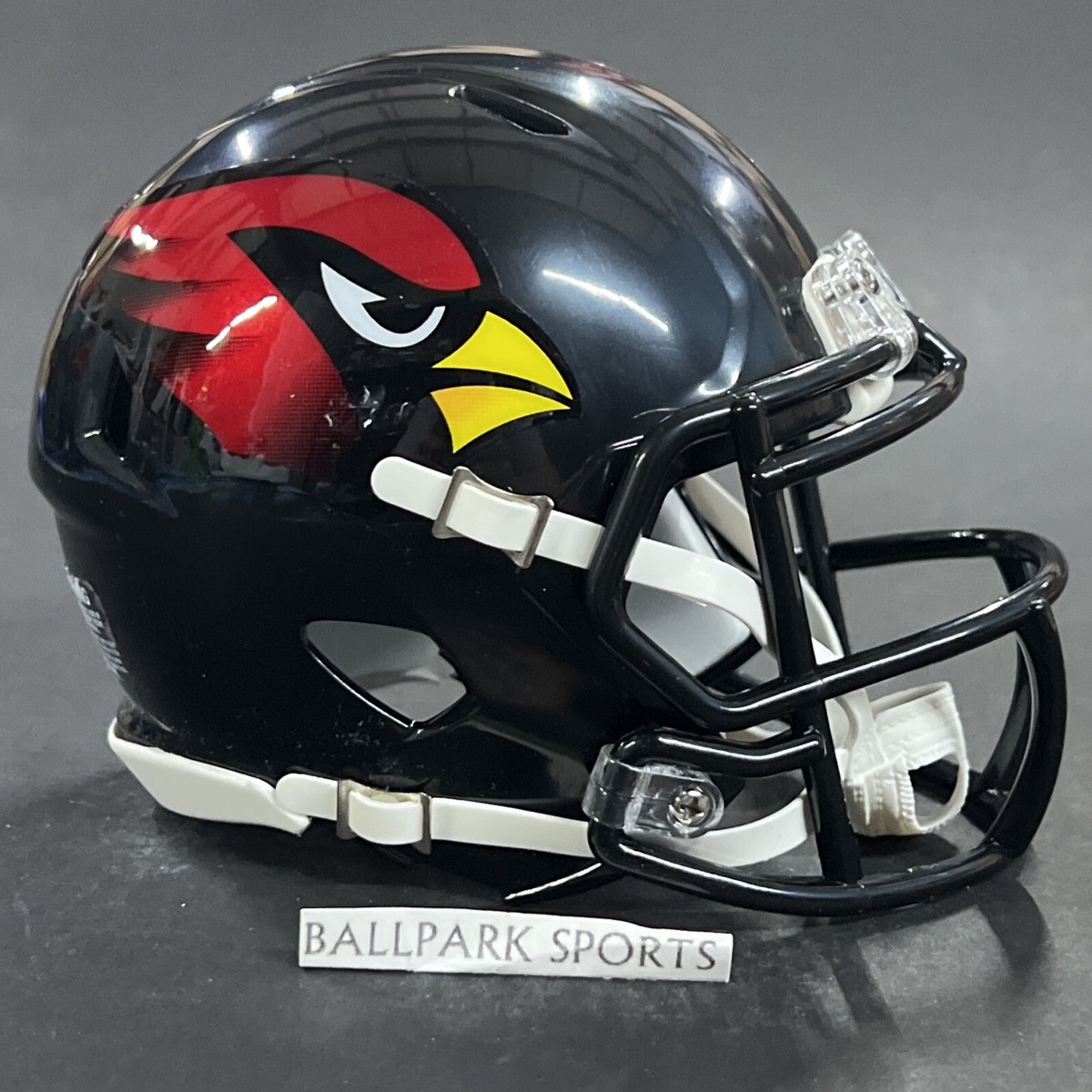 Arizona Cardinals Speed Mini Helmet Riddell NFL Licensed BLACK ALTERNATE  New!