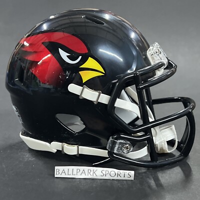 Arizona Cardinals Speed Mini Helmet Riddell NFL Licensed BLACK