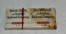 Detroit Toledo and Ironton Railroad 4 Pack of Matchbooks 